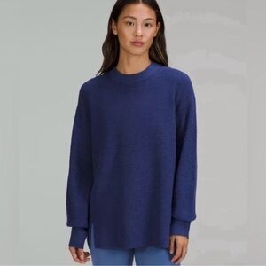 Lululemon Merino Wool-Blend Ribbed Crewneck Sweater